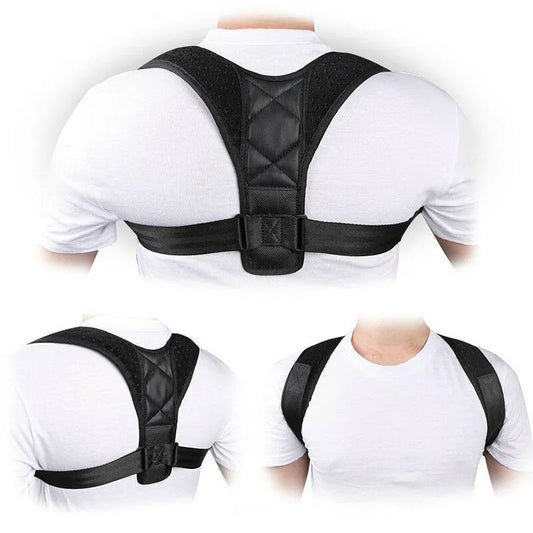 ADJUSTABLE Body Posture Corrector Belt (Back & Shoulder Support Brace) for Men & Women